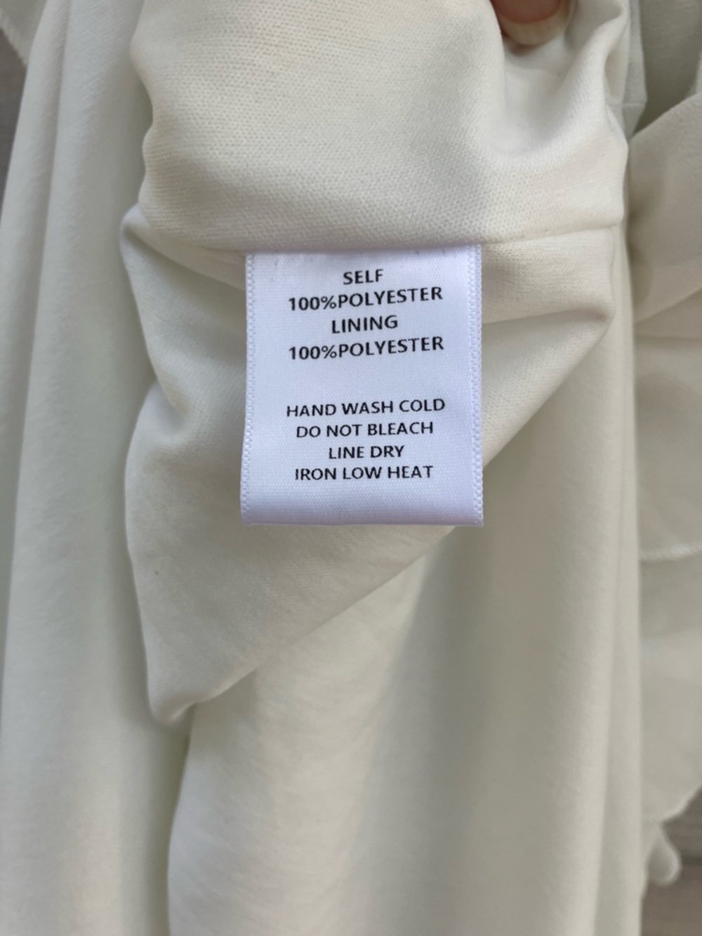 ALTAR’D STATE White Ruffle Maxi Gown w/Slit Formal Prom - Picture 6 of 7